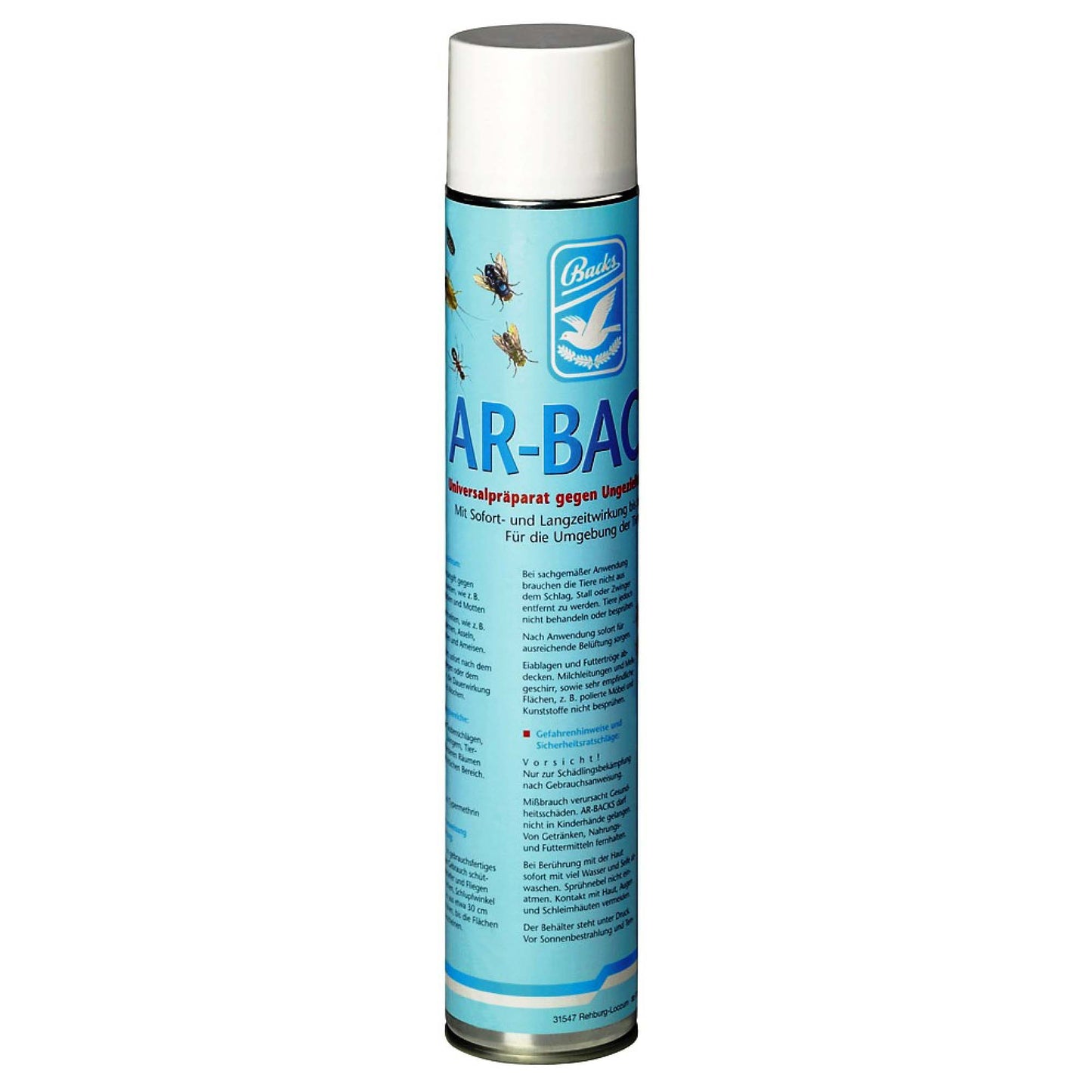Backs AR-Backs Ungeziefer-Fertigspray 750ml DESINFEKTIONSMITTEL-rusethandel.de