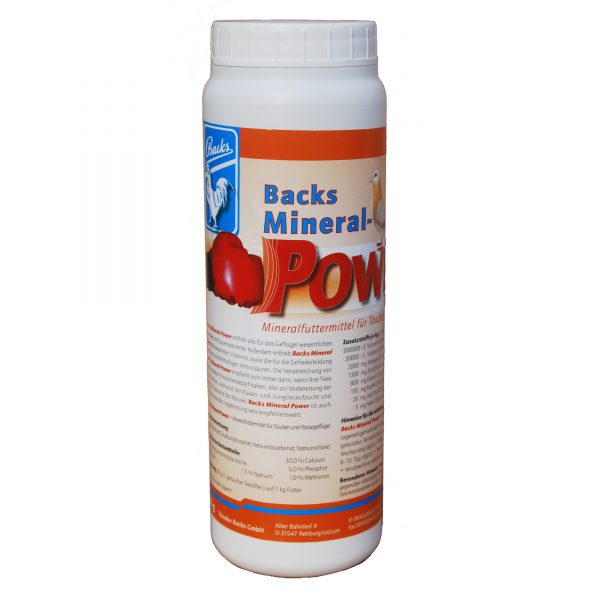 Backs Mineral-Power 1kg,Verwendung,Preis,Vögel,Dosierung,Prospekt.-rusethandel.de