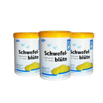 Backs Schwefelblüte 600g:Haustiere wie Tauben, Vögel, Pferde und Hunde.-rusethandel.de