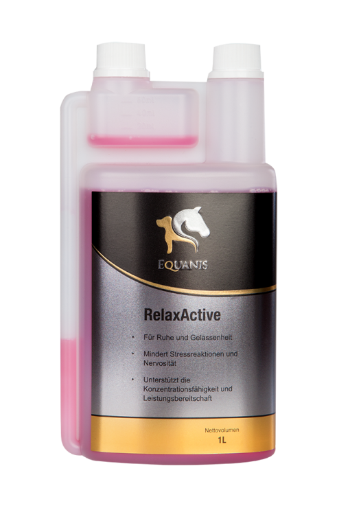 RelaxActive – Flüssiges Magnesium für Pferde mit B12 und L-Tryptophan
