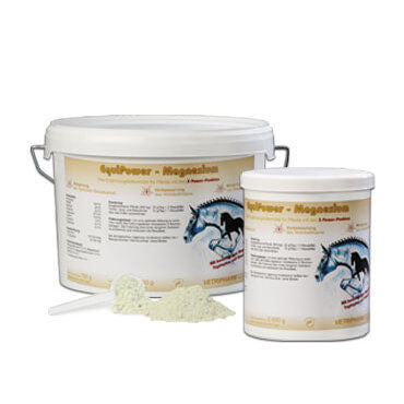 EquiPower - Magnesium bewirkt durch das Zusammenspiel von Magnesium (Nervosität und Angst), Tryptophan (innere Ruhe) und Vitamin B12 (Nervenleistung) eine umfassende Stabilisierung des Nervensystems.