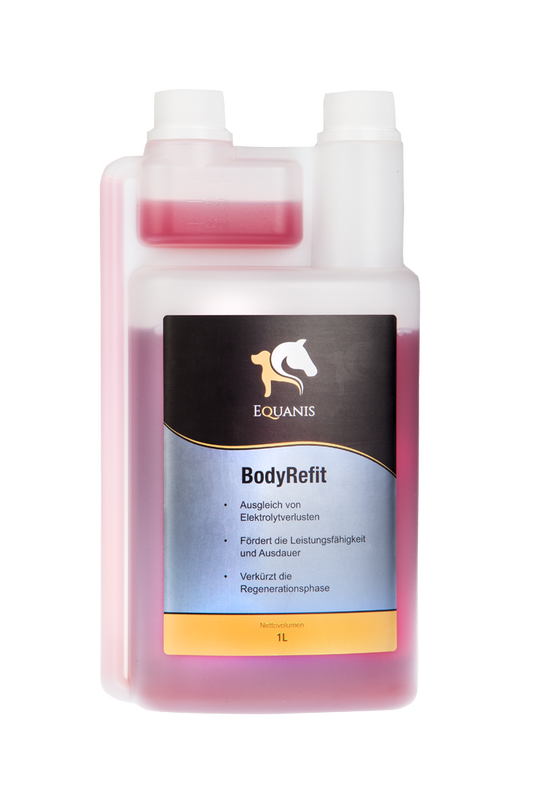 BodyRefit – Flüssige Elektrolyte für Pferde zur besseren Regeneration