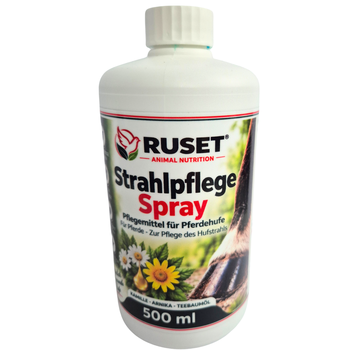 RUSET Strahlpflege Spray 500 ml für Pferde – Hufstrahl & Hufpflege